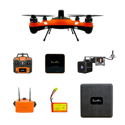 Swellpro FD1 FPV Bundle Fisherman Waterproof Fishing Drone with Camera and Fishing Release (Used)