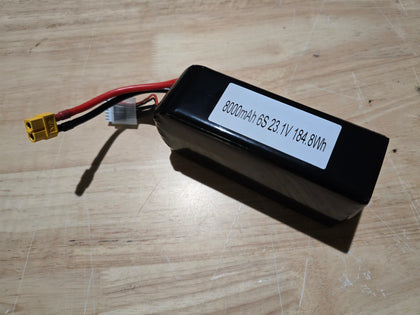 8000mAH 6S 23.1V Battery w/XT60 connector for ROC WING VTOL Y3 Aircrft
