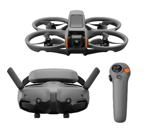DJI Avata 2 FPV Drone with Goggles 3 & 1-Battery Fly More Combo