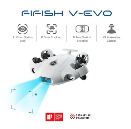 QYSEA FIFISH V-EVO ROV Omni View 4K 60FPS Underwater Drone Standard pack